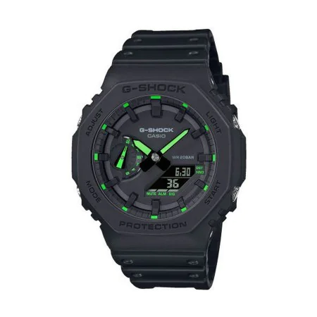 Montre Homme Casio G-Shock OAK - Neon Green Index (Ø 45 mm) de Casio G-Shock, Montres bracelet - Réf : S7230063, Prix : 111,6...