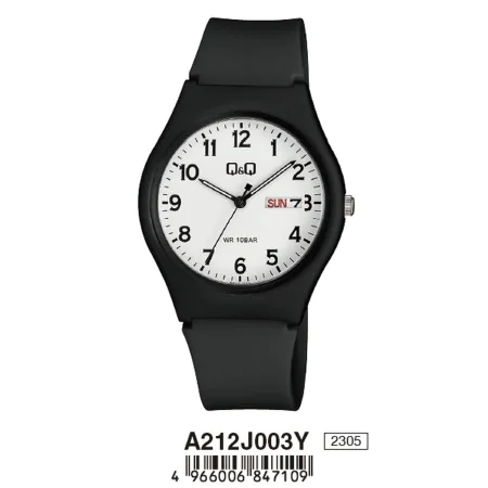 Montre Homme Q&Q A212J003Y (Ø 38 mm) de Q&Q, Montres bracelet - Réf : S7230564, Prix : 43,80 €, Remise : %