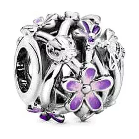 Ladies' Beads Pandora OPENWORK PURPLE DAISY Silver Purple by Pandora, Bead Charms - Ref: S7230748, Price: 64,05 €, Discount: %