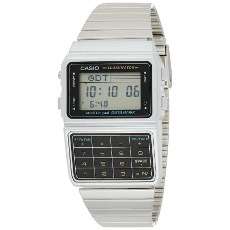 Unisex Watch Casio DATABANK CALCULATOR STEEL - MATT CASE Grey by Casio, Wrist Watches - Ref: S7231064, Price: 90,16 €, Discou...