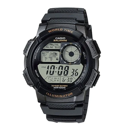 Relógio unissexo Casio WORLD TIME ILLUMINATOR (48 mm) de Casio, Relógios com braselete - Ref: S7232020, Preço: 59,76 €, Desco...