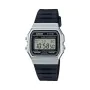 Relógio unissexo Casio VINTAGE Preto (Ø 38 mm) de Casio, Relógios com braselete - Ref: S7232320, Preço: 49,37 €, Desconto: %