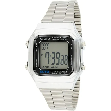 Unisex Watch Casio VINTAGE Black Silver (Ø 32 mm) (Ø 34 mm) by Casio, Wrist Watches - Ref: S7232412, Price: 58,67 €, Discount: %