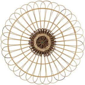 Wall Decoration Alexandra House Living Natural Rattan Natural Fibre 60 x 3 x 60 cm by Alexandra House Living, Sculptures - Re...