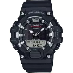 Men's Watch Casio ILLUMINATOR Black (Ø 53 mm) by Casio, Wrist Watches - Ref: S7233035, Price: 78,59 €, Discount: %