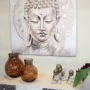 Painting Alexandra House Living Wood Buddha 100 x 100 x 3 cm by Alexandra House Living, Paintings - Ref: D1622345, Price: 90,...