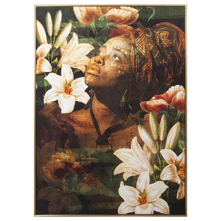 Painting Alexandra House Living Wood Flowers Lady 100 x 4 x 140 cm by Alexandra House Living, Paintings - Ref: D1622348, Pric...