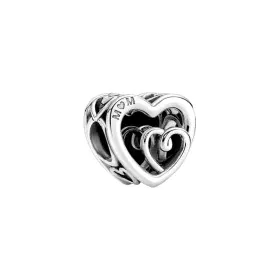 Perle de verre Femme Pandora ENTWINED INFINITE HEARTS de Pandora, Charms et perles - Réf : S7233703, Prix : 45,75 €, Remise : %