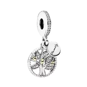 Woman's charm link Pandora SPARKLING FAMILY TREE by Pandora, Bead Charms - Ref: S7233709, Price: 100,37 €, Discount: %