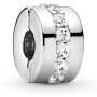 Charm da Donna Pandora CLEAR SPARKLING ROW CLIP di Pandora, Bead Charm - Rif: S7233763, Prezzo: 56,82 €, Sconto: %