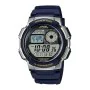 Reloj Hombre Casio WORLD TIME ILLUMINATOR - 5 ALARMS, 10 YEAR BATTERY Negro Gris (Ø 40 mm) (Ø 43 mm) de Casio, Relojes de pul...