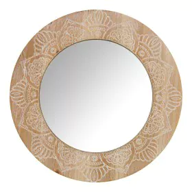 Wall mirror Alexandra House Living Natural Wood 6 x 54 x 54 cm Circular by Alexandra House Living, Wall-Mounted Mirrors - Ref...