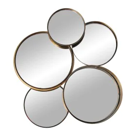 Wall mirror Alexandra House Living Golden Metal Circles 7 x 48 x 45 cm by Alexandra House Living, Wall-Mounted Mirrors - Ref:...