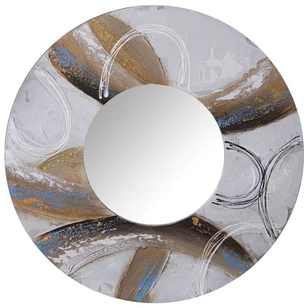 Miroir mural Alexandra House Living Bois 1 x 72 x 79 cm Rond de Alexandra House Living, Miroirs muraux - Réf : D1622590, Prix...