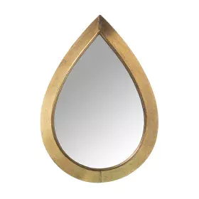 Espelho de parede Alexandra House Living Dourado Metal Gota 4 x 53 x 36 cm de Alexandra House Living, Espelhos de parede - Re...