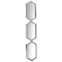 Espejo de pared Alexandra House Living Plateado Metal Geométrico 5 x 16 x 81 cm de Alexandra House Living, Espejos de pared -...