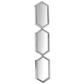 Specchio da parete Alexandra House Living Argentato Metallo Geometrico 5 x 16 x 81 cm di Alexandra House Living, Specchi da p...