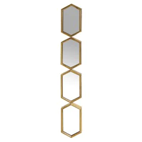 Espejo de pared Alexandra House Living Dorado Metal Geométrico 4 x 15 x 106 cm de Alexandra House Living, Espejos de pared - ...