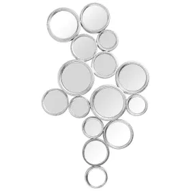 Wall mirror Alexandra House Living Silver Metal Circles 11 x 91 x 60 cm by Alexandra House Living, Wall-Mounted Mirrors - Ref...