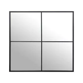 Wall mirror Alexandra House Living Black Metal Window 5 x 73 x 73 cm by Alexandra House Living, Wall-Mounted Mirrors - Ref: D...