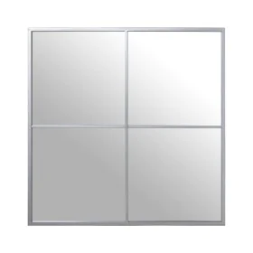 Espelho de parede Alexandra House Living Prateado Metal Janela 5 x 73 x 73 cm de Alexandra House Living, Espelhos de parede -...