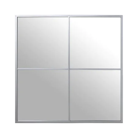 Wall mirror Alexandra House Living Silver Metal Window 5 x 73 x 73 cm by Alexandra House Living, Wall-Mounted Mirrors - Ref: ...