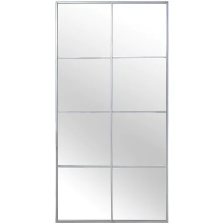 Espelho de parede Alexandra House Living Prateado Metal Janela 6 x 149 x 77 cm de Alexandra House Living, Espelhos de parede ...