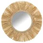 Miroir mural Alexandra House Living Fibre naturelle 2 x 56 x 56 cm Rond de Alexandra House Living, Miroirs muraux - Réf : D16...