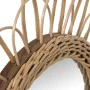 Wall mirror Alexandra House Living wicker Natural Fibre 2 x 45 x 45 cm Circular by Alexandra House Living, Wall-Mounted Mirro...