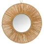 Specchio da parete Alexandra House Living Fibra naturale 60 x 1 x 60 cm Rotondo di Alexandra House Living, Specchi da parete ...