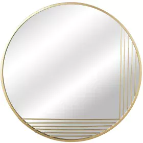 Wall mirror Alexandra House Living Golden Metal 7 x 95 x 95 cm Circular by Alexandra House Living, Wall-Mounted Mirrors - Ref...