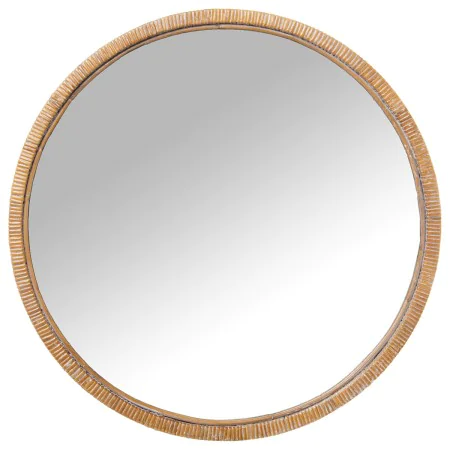 Miroir mural Alexandra House Living Fibre naturelle 8 x 63 x 63 cm Rond de Alexandra House Living, Miroirs muraux - Réf : D16...