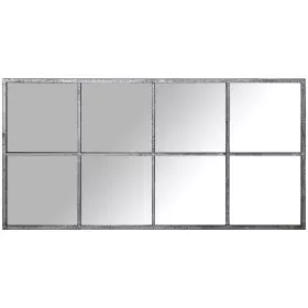 Espejo de pared Alexandra House Living Negro Plateado Metal Ventana 8 x 151 x 79 cm de Alexandra House Living, Espejos de par...