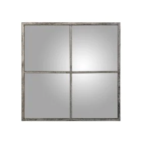 Wall mirror Alexandra House Living Black Silver Metal Window 7 x 79 x 80 cm by Alexandra House Living, Wall-Mounted Mirrors -...