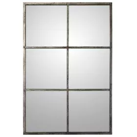 Espejo de pared Alexandra House Living Negro Plateado Metal Ventana 9 x 114 x 79 cm de Alexandra House Living, Espejos de par...