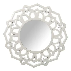 Wall mirror Alexandra House Living White Plastic 4 x 54 x 57 cm Circular by Alexandra House Living, Wall-Mounted Mirrors - Re...