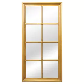 Wall mirror Alexandra House Living Golden Wood Window 5 x 78 x 150 cm by Alexandra House Living, Wall-Mounted Mirrors - Ref: ...