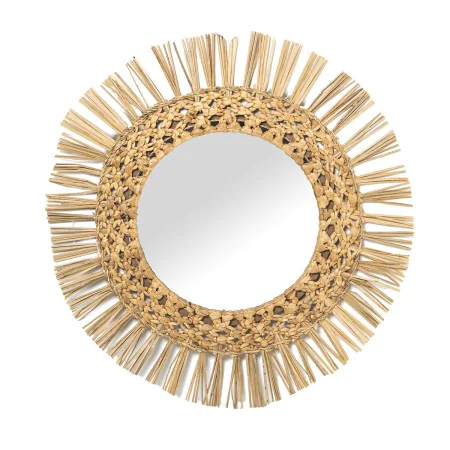 Miroir mural Alexandra House Living Fibre naturelle 2 x 43 x 44 cm Rond de Alexandra House Living, Miroirs muraux - Réf : D16...