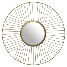 Miroir mural Alexandra House Living Doré Métal 50 x 1,2 cm Rond de Alexandra House Living, Miroirs muraux - Réf : D1622750, P...