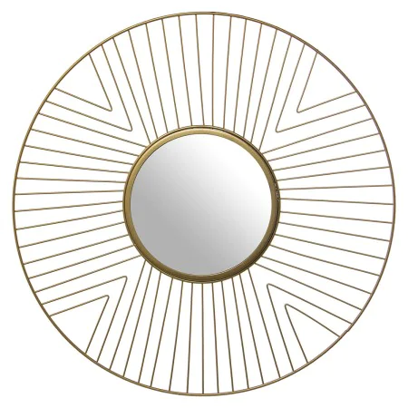 Espelho de parede Alexandra House Living Dourado Metal 50 x 1,2 cm Redondo de Alexandra House Living, Espelhos de parede - Re...