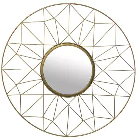 Wall mirror Alexandra House Living Golden Metal 1 x 45 x 45 cm 50 x 1,2 cm Circular by Alexandra House Living, Wall-Mounted M...