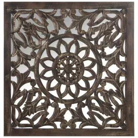 Decorative altarpiece Alexandra House Living Brown Wood 6 x 85 x 86 cm by Alexandra House Living, Sculptures - Ref: D1622792,...