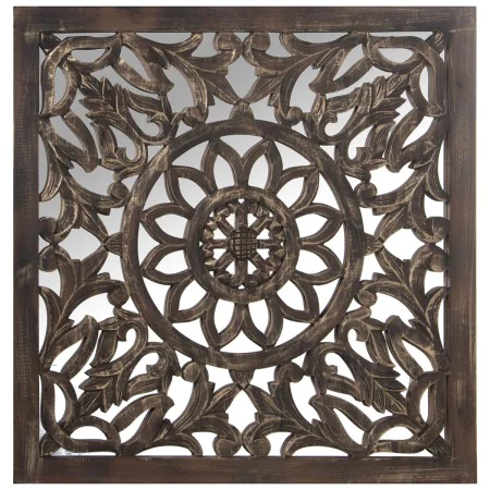 Retable décoratif Alexandra House Living Marron Bois 6 x 85 x 86 cm de Alexandra House Living, Sculptures - Réf : D1622792, P...