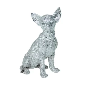 Deko-Figur Alexandra House Living Silberfarben Kunststoff Hund 15 x 18 x 27 cm von Alexandra House Living, Sammlerstücke - Re...