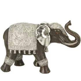 Figura Decorativa Alexandra House Living Negro Plateado Plástico Elefante 31 x 23 x 16 cm de Alexandra House Living, Coleccio...