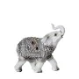 Figura Decorativa Alexandra House Living Branco Acrílico Plástico Melamina Elefante 15 x 7 x 15 cm de Alexandra House Living,...