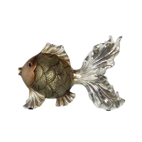 Deko-Figur Alexandra House Living Gold Kunststoff Fisch 13 x 18 x 25 cm von Alexandra House Living, Sammlerstücke - Ref: D162...