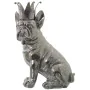 Deko-Figur Alexandra House Living Silberfarben Kunststoff Hund Krone 14 x 18 x 25 cm von Alexandra House Living, Sammlerstück...