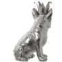 Figurine Décorative Alexandra House Living Argenté Plastique Chien Couronne 14 x 18 x 25 cm de Alexandra House Living, Pièces...