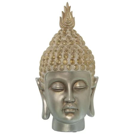 Busto Alexandra House Living Plástico Dourado Buda 19 x 19 x 35 cm de Alexandra House Living, Esculturas - Ref: D1622858, Pre...